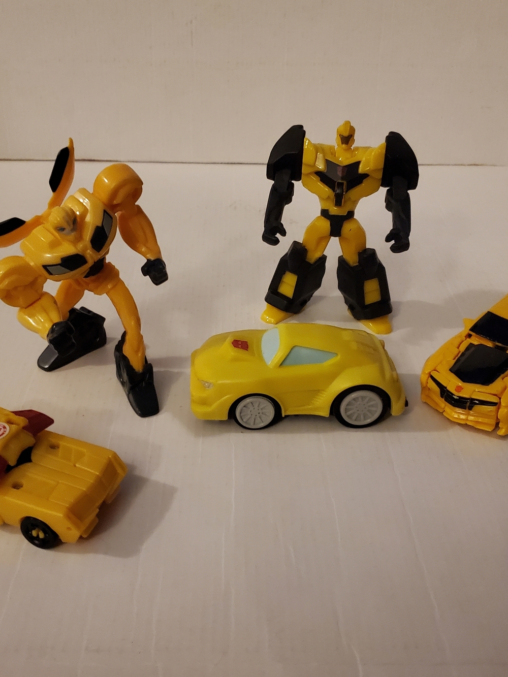 5 Transformers Action Figures Toys Lot Of 5 Bumblebee Autobot Decepticon